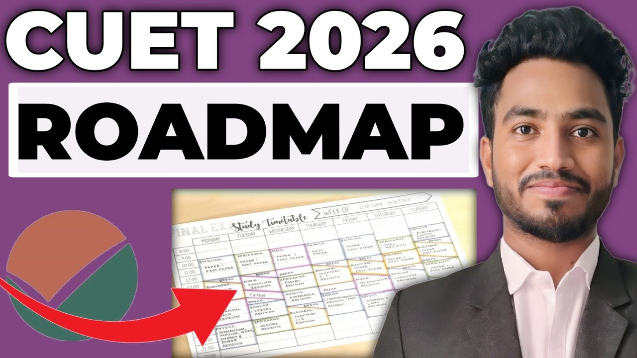 CUET UG 2026 🔥 3 Months Study Plan | Class 12 New NCERT | Full Strategy ...