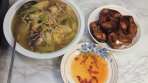 Canh Chua Cá Lóc - Cá Lóc Kho Tiêu Bữa cơm đơn giản sau hai tuần cả nhà hết bệnh