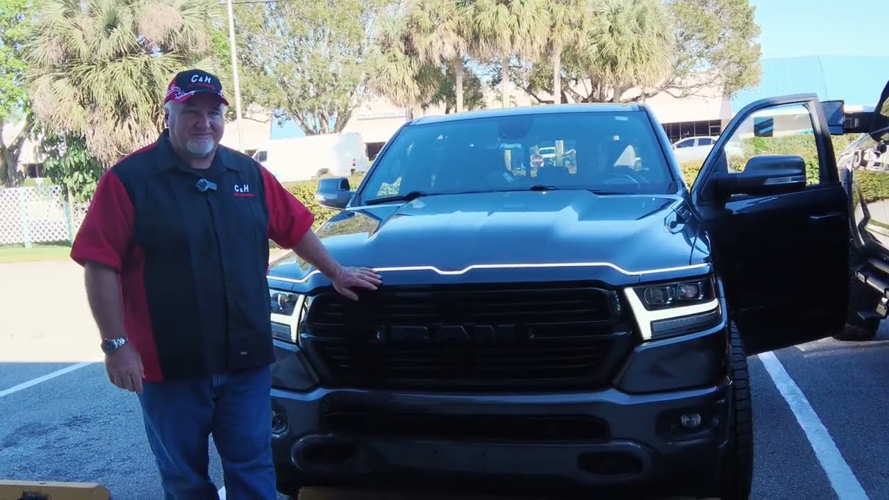 Alpha Rex Headlights & Hood Led Light on a 20 Ram 1500 review by Chris from C&H Auto Accessories