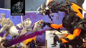 Transformers Prime Legacy Ep 22[Season 2 Finale][Megatron vs Predaking] Stop Motion
