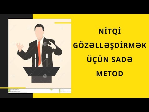 Nitqi gözəlləşdirmək üçün metod