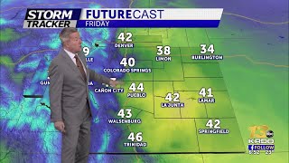 Sunny and mild today snow possible Friday night