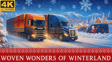 🚨 ETS2 & ATS Christmas Winterland Event 2026! NEW AI Traffic Cars 🎄 Woven Wonders 2025 | 4K Gameplay