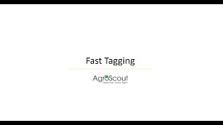 AgroScout fast tagging feature