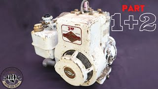 1974 Briggs & Stratton 3HP Motor Restoration [Part 1 and 2]