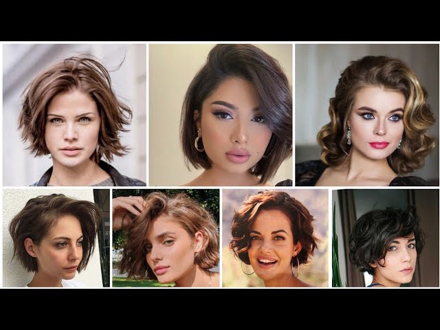 Celebrities Inspired Hair Styles For Short Hair With Bangs For Fall 2022-2023 /Part 2