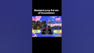 Thumbnail of blackpink jump 3rd win at Mcountdown #kpop #blackpink #jump #shorts
