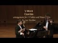 Csardas by vmonti arranged for violin duet by lnovikov