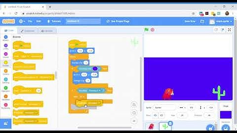 How to make a Dino Game on Scratch