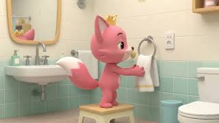 Silly Fox in the Bathroom! 😂🦊@BubbaBloom-c4c #shorts #kids #funny 