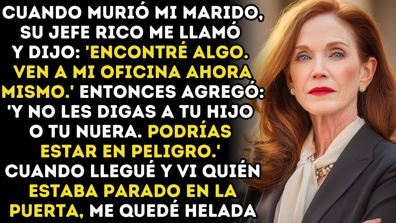 En El Día Del Funeral De Mi Esposo, Su Jefe Me Llamó: “¡Tienes Que Ver Esto!”