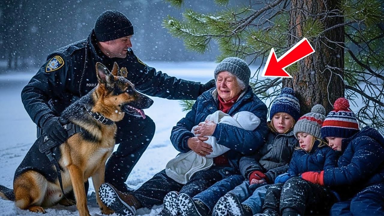 Officer and K9 Found a Crying Grandmother and Her Children in the Blizzard—The Ending Restored Faith