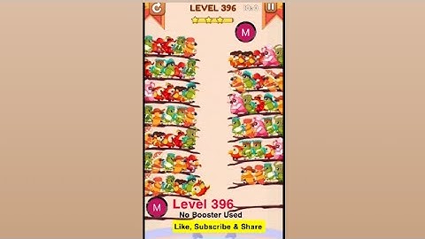 #bird #sort 2 #color #puzzle #level 396 #birdsort #colour #gaming #viral #trending #shorts #solution