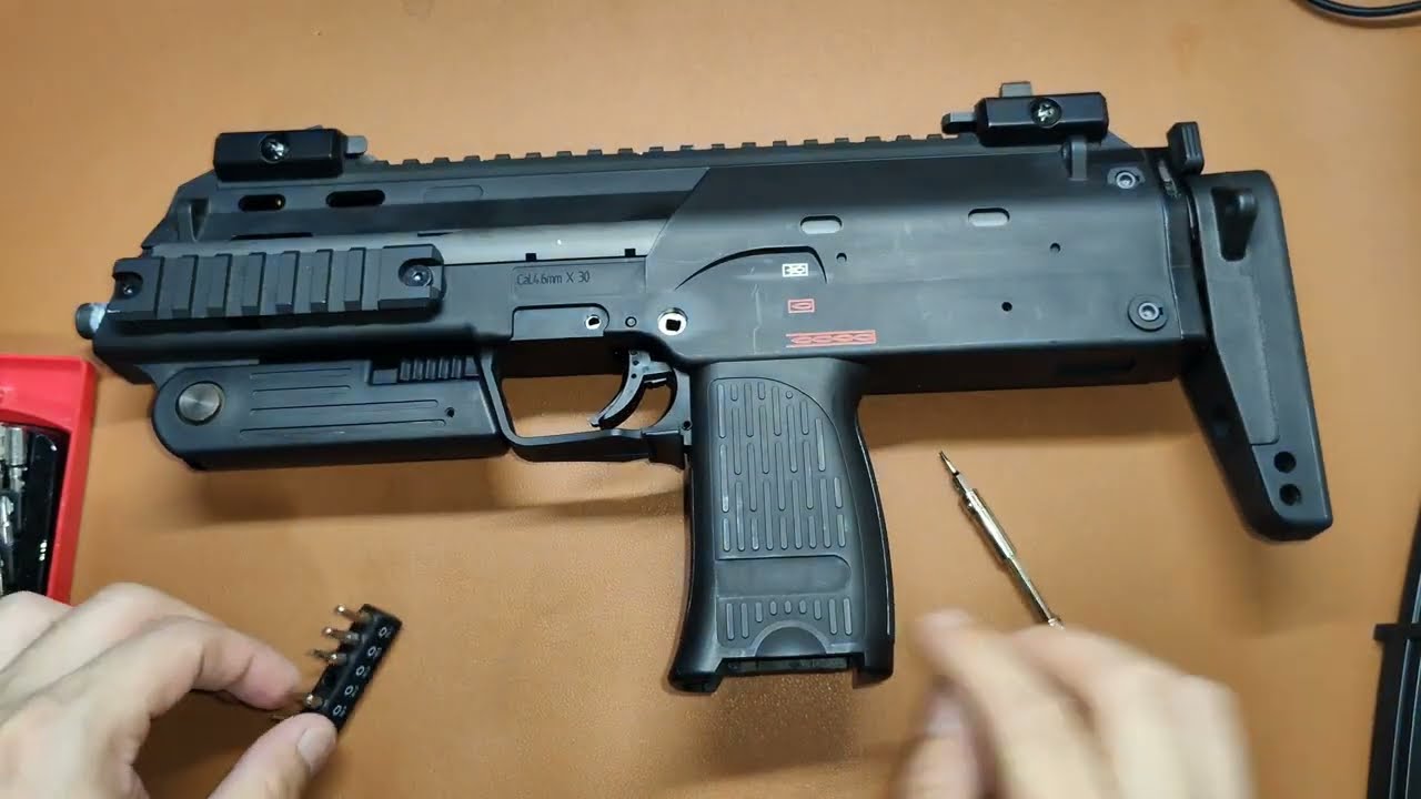 ガスブロMP7A1分解結合メンテナンス(WE-TECH MP7A1(SMG-8) Disassembly