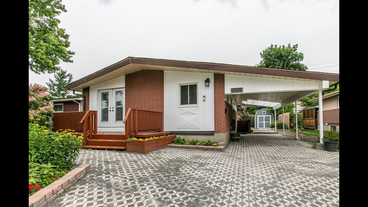 Ottawa Real Estate, Home For Sale 2223 Halifax Drive YouTube