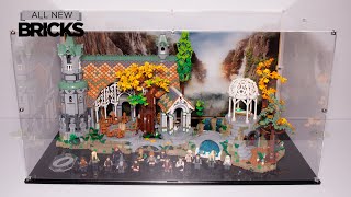 Wicked Brick Display Case for Lego The Lord of the Rings 10316 Rivendell