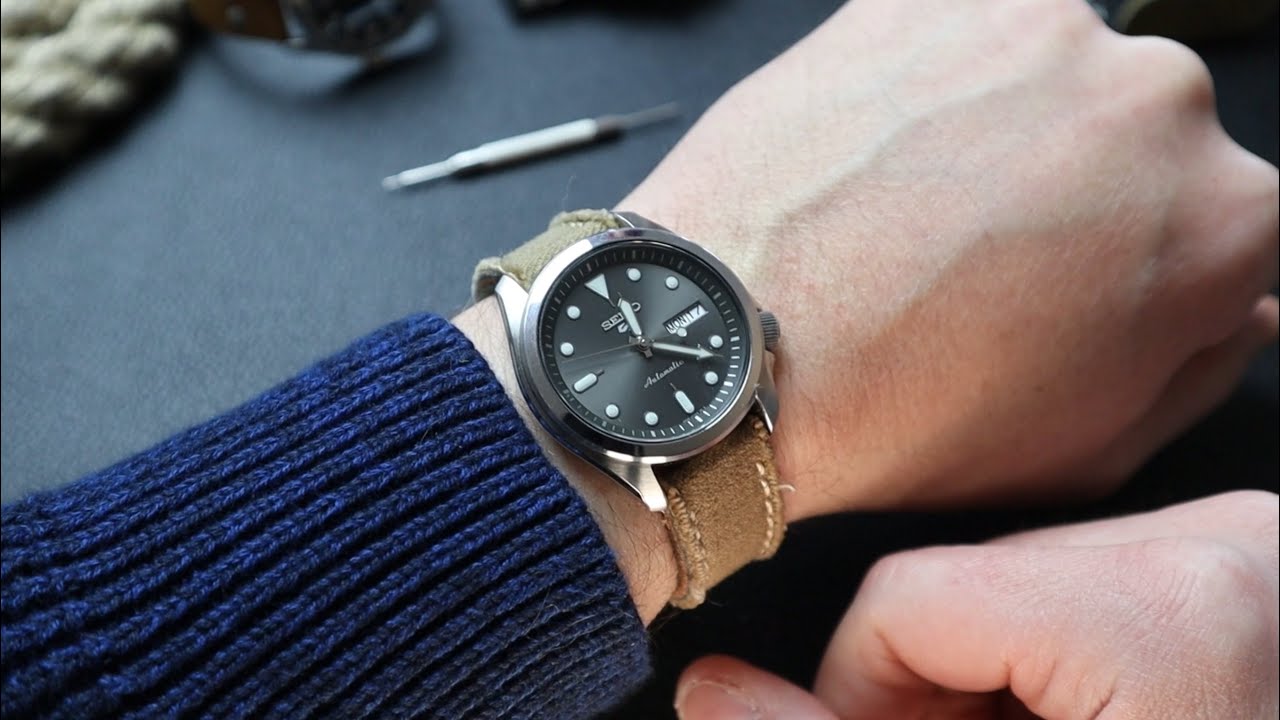 1 watch, 10 straps | Seiko 5: SRPE51K1 . The 'Dresskx' - YouTube