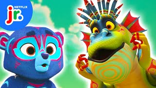 Rainstorm Rescue! Who Will Save the Spirit Cubs? ⛈️ Spirit Rangers | Netflix Jr