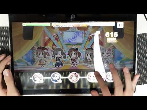 【デレステ】炎の華 MASTER+ Lv30 フルコンボ(ALL PERFECT) 手元