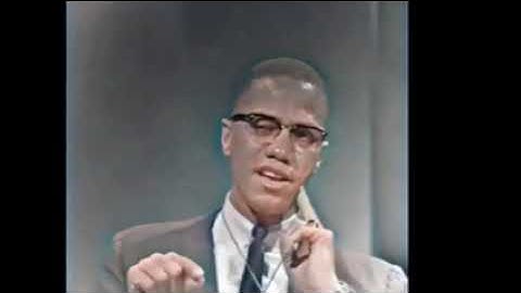 Malcolm X   Interview At Berkeley 1963 Colorized