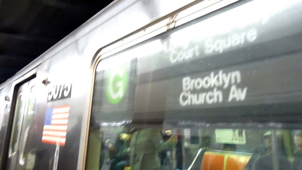 R68 and R68A G trains at Classon Avenue - YouTube