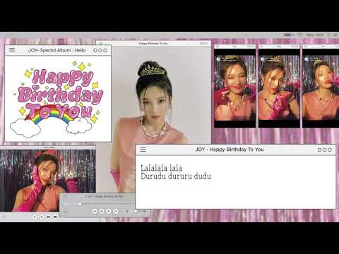 【日本語訳&ハングル】JOY`Happy Birthday To You`