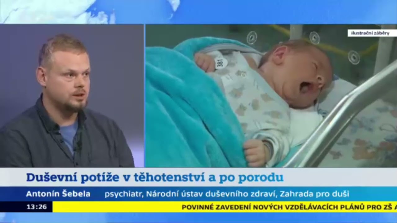 Duševní zdraví v těhotenství a po porodu: Jak funguje celoplošný screening? | MUDr. Antonín Šebela