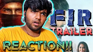 FIR Official Tamil Trailer | REACTION!! | Vishnu Vishal | Manjima Mohan | Raiza Wilson | Manu Anand
