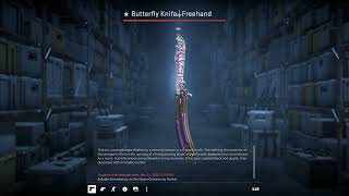 butterfly knife unboxing