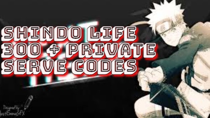 Sell shindo life private server codes by Timmywhitewood