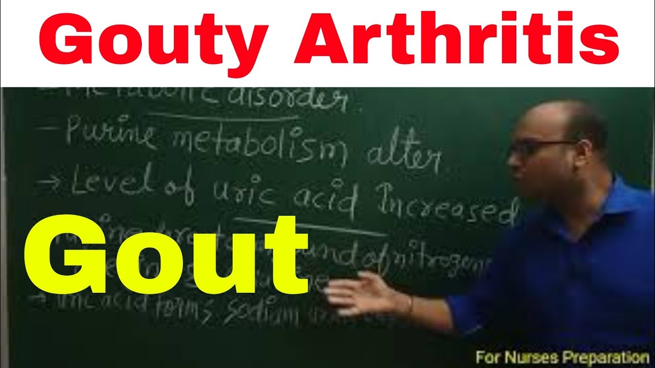 gouty arthritis I gout I gout explained in hindi YouTube