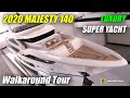 2020 Majesty 140 Super Yacht - Walkaround Tour - 2020 Miami Yacht Show