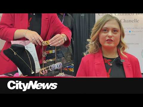 Canadian teen entrepreneur participates at the Vancouver National Women's Show