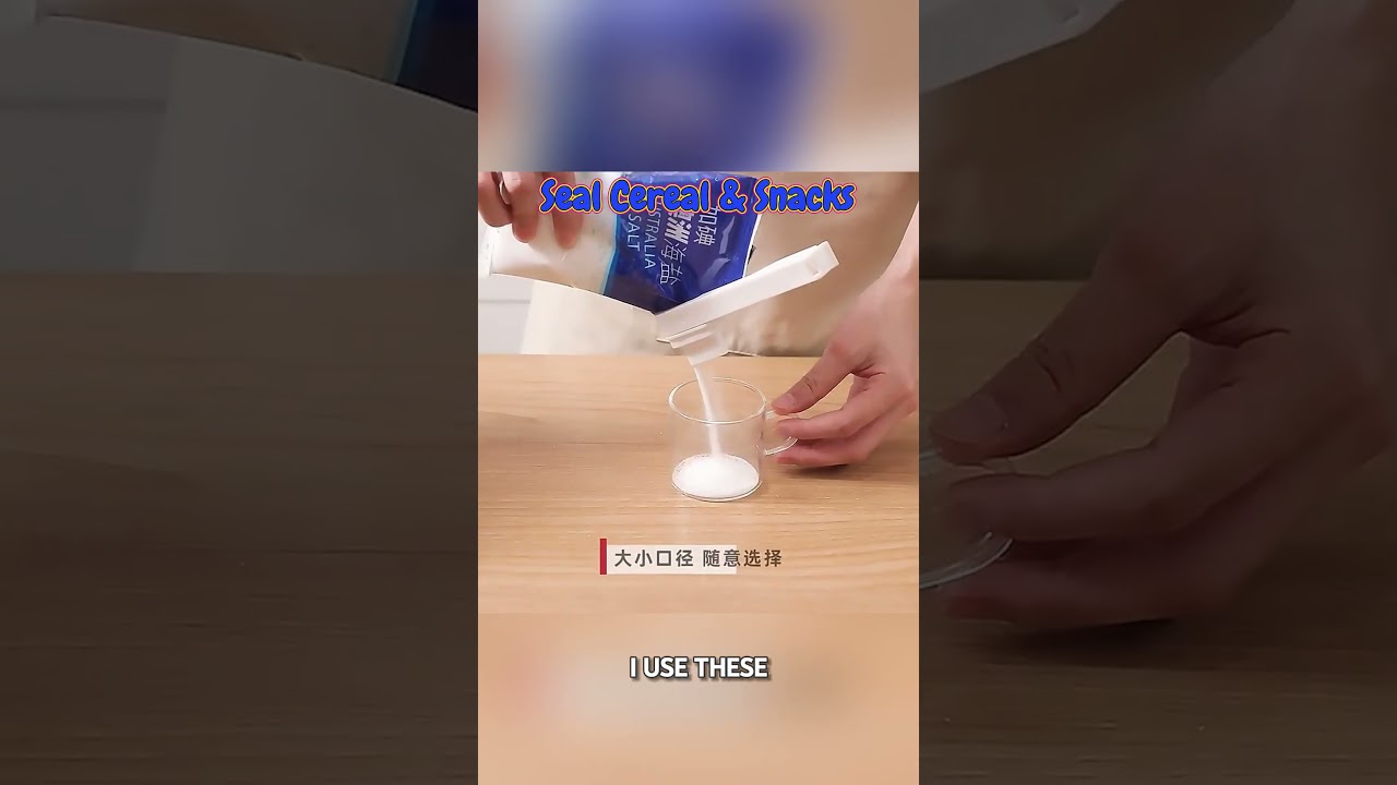 Food Clips to Seal Pour Food Storage Bag Clip with