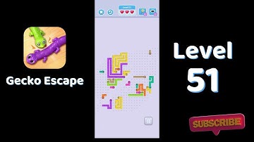Gecko Escape Level 51 Walkthrough 🦎 | Puzzle Game Solutions & Tips | SolutionGuruji