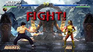 Mortal Kombbat New Era & BRUCE LEE vs TANYA(fatality) screenshot 5
