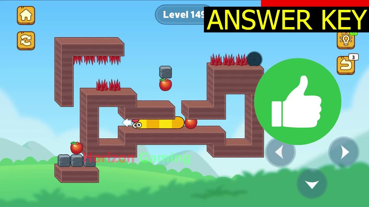 Hungry Worm - Greedy Worm LEVEL 149 - Gameplay Walkthrough Android IOS