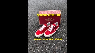 Authentic Second Vans SID Dx Og Red