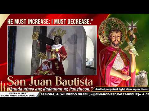 Quiapo Church 6PM Live Mass • 12 July 2026; 15th SUNDAY in Ordinary Time