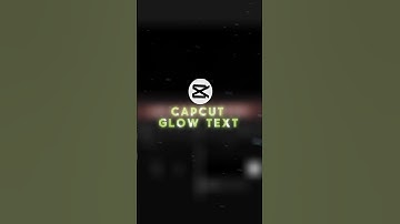 Capcut Glow Text 🔥💯 | Capcut Tutorials #shorts #trending | Orcyl