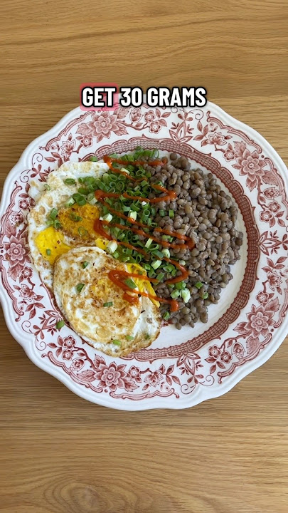 ✨Here’s another example of how to get 30g of protein in one meal. #protein #￼nutrition #dietitian