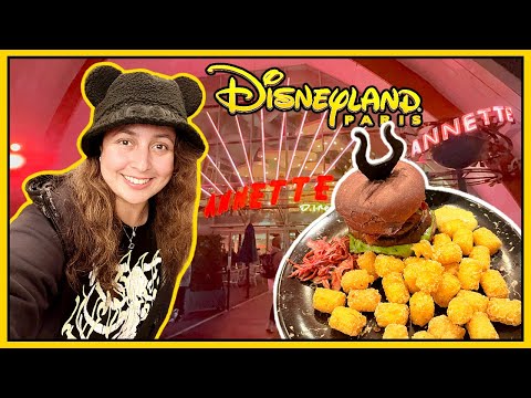 NEW Halloween Burger at DISNEYLAND PARIS Annette's Diner! 2025
