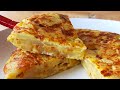 Easy spanish omelette for one or two  tortilla de patatas