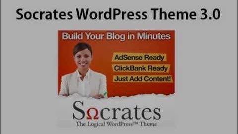 Socrates Premium WordPress Theme Overview