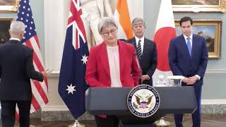 Quad Foreign Ministers' Meeting press statement in Washington | United States | America | Forelines