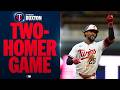 Byron Buxton clubs a pair of homers as part of his 4-hit night for the Twins 💪 | MLB Highlights