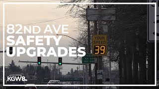 Safety upgrades start on high crash corridor 82nd Avenue in Portland
