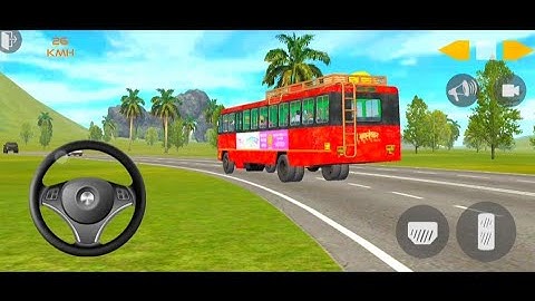Bus driving simulator 3D: Indian Sleeper Bus Simulator 2024 || Bus game android gameplay
