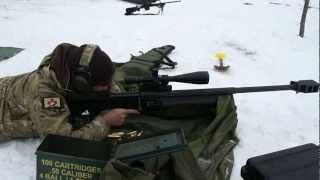 50 BMG Sniper Rifle Hits Steel LOUD!!!