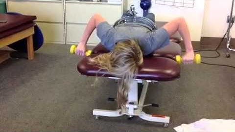 Prone rowing with ER
